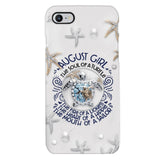 PERSONALIZED AUGUST TURTLE GIRL PHONECASE QTTQ2803