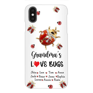 Personalized Grandma's Love Bugs Phone Case Printed 25MAR-DT28