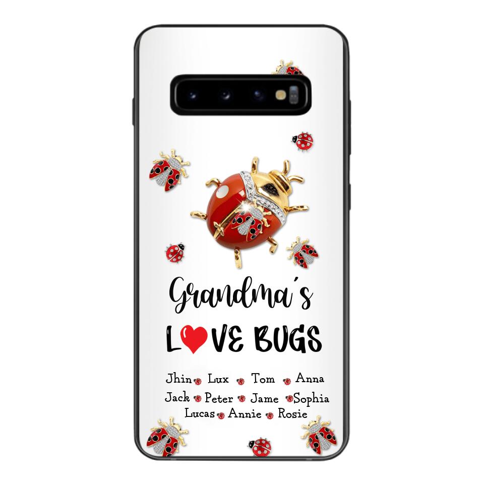 Personalized Grandma's Love Bugs Phone Case Printed 25MAR-DT28