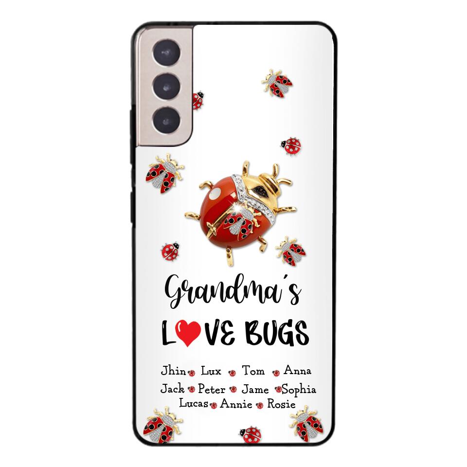 Personalized Grandma's Love Bugs Phone Case Printed 25MAR-DT28