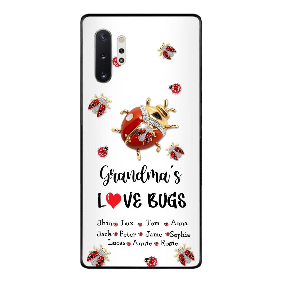 Personalized Grandma's Love Bugs Phone Case Printed 25MAR-DT28