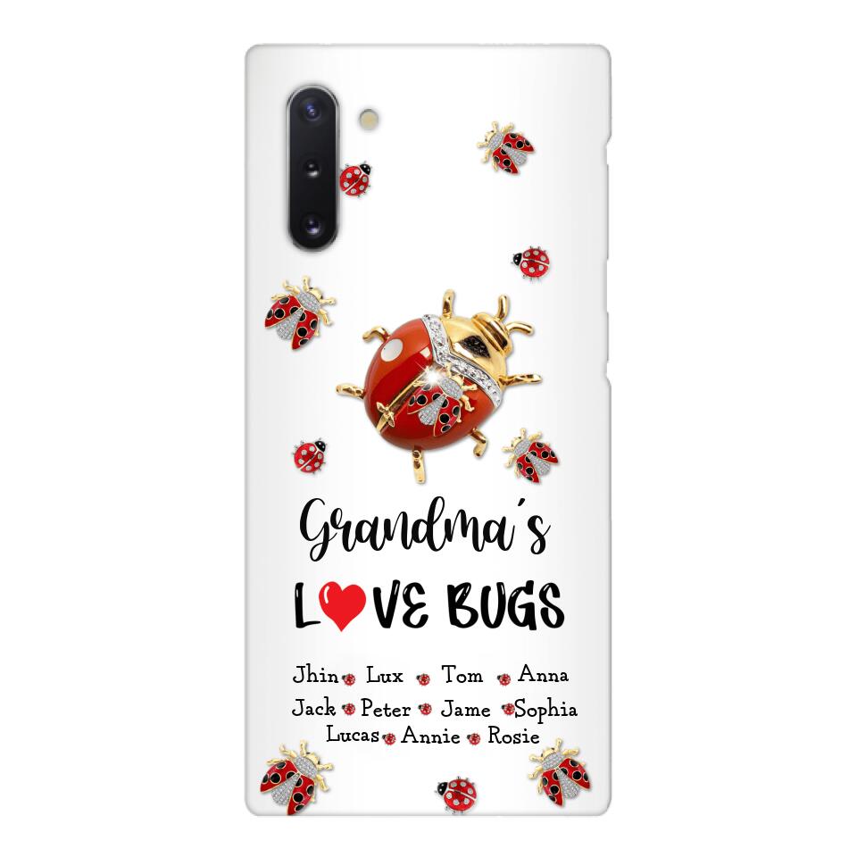 Personalized Grandma's Love Bugs Phone Case Printed 25MAR-DT28