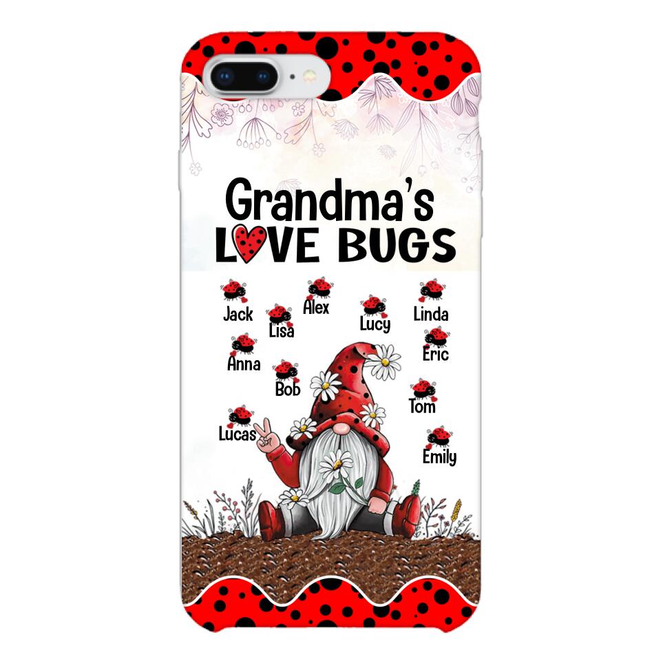 Personalized Grandma's Love Bugs Phone Case Printed V3Q 2803