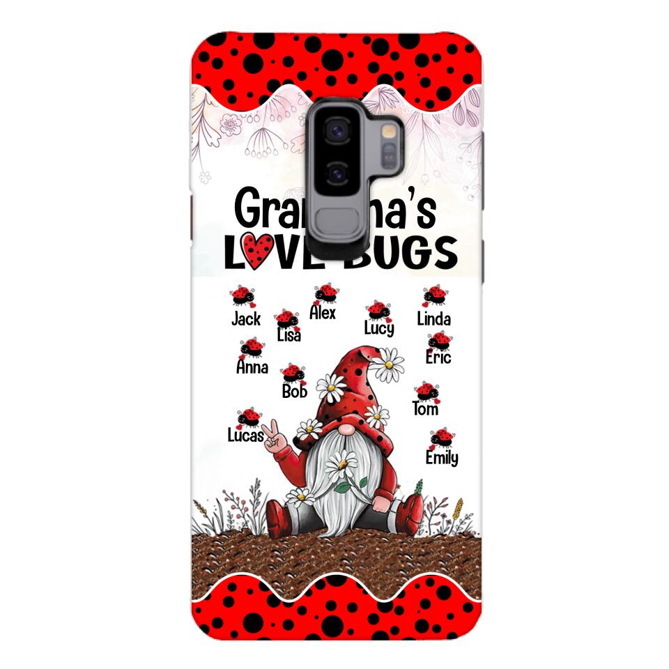 Personalized Grandma's Love Bugs Phone Case Printed V3Q 2803