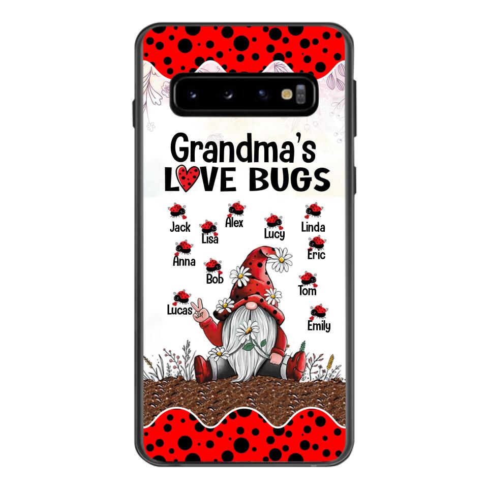 Personalized Grandma's Love Bugs Phone Case Printed V3Q 2803