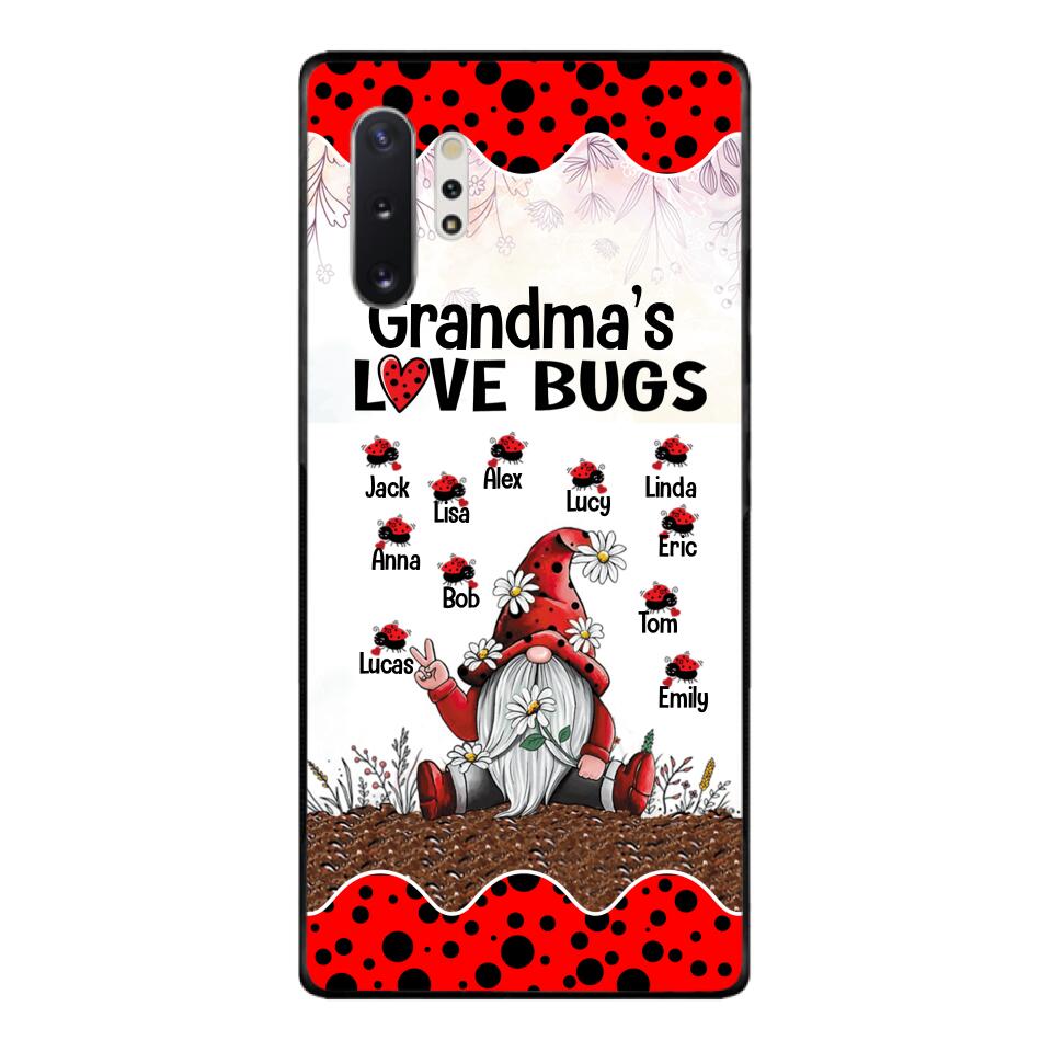 Personalized Grandma's Love Bugs Phone Case Printed V3Q 2803