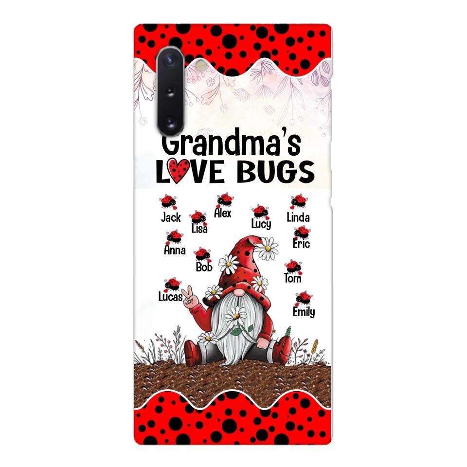 Personalized Grandma's Love Bugs Phone Case Printed V3Q 2803