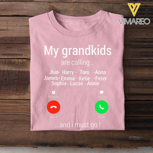 Personalized Grandma Kid Tshirt Printed 22MAR-MQ28