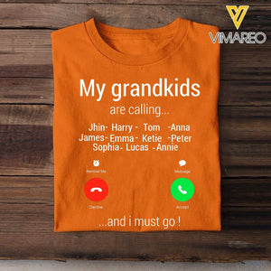 Personalized Grandma Kid Tshirt Printed 22MAR-MQ28