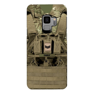 Personalized British Soldier Phone Case Printed 25MAR-DT29