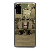 Personalized British Soldier Phone Case Printed 25MAR-DT29