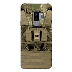 Personalized British Soldier Phone Case Printed 25MAR-DT29