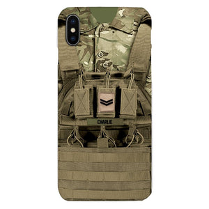 Personalized British Soldier Phone Case Printed 25MAR-DT29