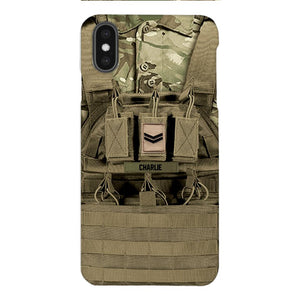 Personalized British Soldier Phone Case Printed 25MAR-DT29