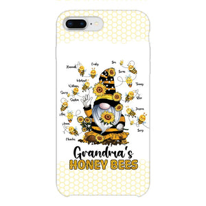 PERSONALIZED GRANDMA'S HONEY BEE WITH KID NAME PHONECASE QTTN3003