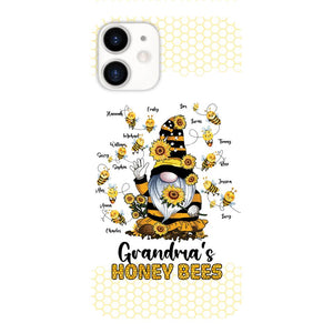 PERSONALIZED GRANDMA'S HONEY BEE WITH KID NAME PHONECASE QTTN3003