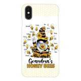 PERSONALIZED GRANDMA'S HONEY BEE WITH KID NAME PHONECASE QTTN3003