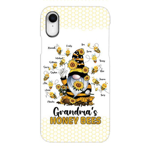 PERSONALIZED GRANDMA'S HONEY BEE WITH KID NAME PHONECASE QTTN3003