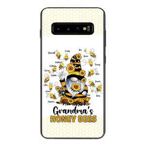 PERSONALIZED GRANDMA'S HONEY BEE WITH KID NAME PHONECASE QTTN3003