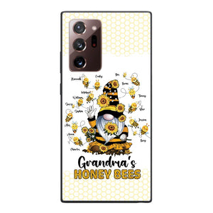 PERSONALIZED GRANDMA'S HONEY BEE WITH KID NAME PHONECASE QTTN3003