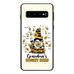 PERSONALIZED GRANDMA'S HONEY BEE WITH KID NAME PHONECASE QTTN3003