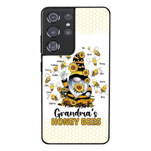 PERSONALIZED GRANDMA'S HONEY BEE WITH KID NAME PHONECASE QTTN3003