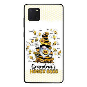 PERSONALIZED GRANDMA'S HONEY BEE WITH KID NAME PHONECASE QTTN3003