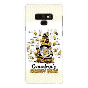 PERSONALIZED GRANDMA'S HONEY BEE WITH KID NAME PHONECASE QTTN3003