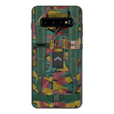 Personalized Belgium Army Veteran Camo Phone Case Printed 3T 3103