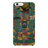 Personalized Belgium Army Veteran Camo Phone Case Printed 3T 3103