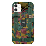 Personalized Belgium Army Veteran Camo Phone Case Printed 3T 3103