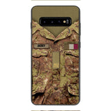 Personalized Italian Soldier/Veterans Phone Case Printed 22MAR-HQ31