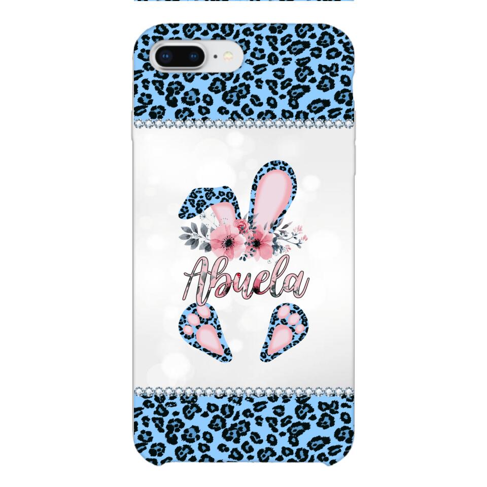 PERSONALIZED GRANDMA BUNNY PHONECASE QTDT0104