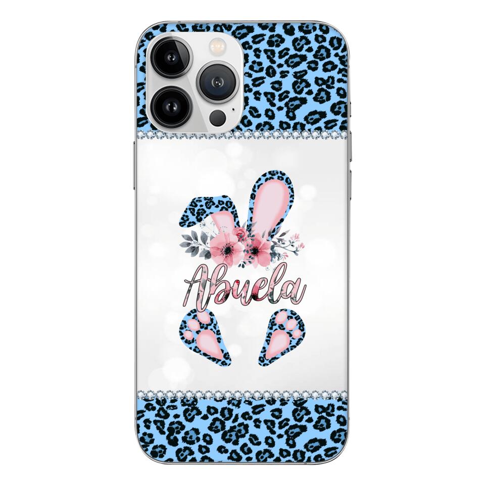 PERSONALIZED GRANDMA BUNNY PHONECASE QTDT0104