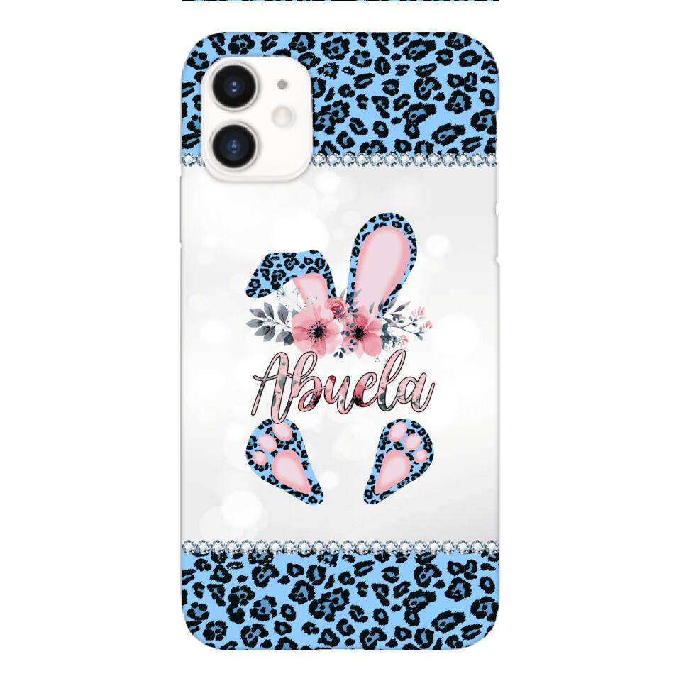 PERSONALIZED GRANDMA BUNNY PHONECASE QTDT0104