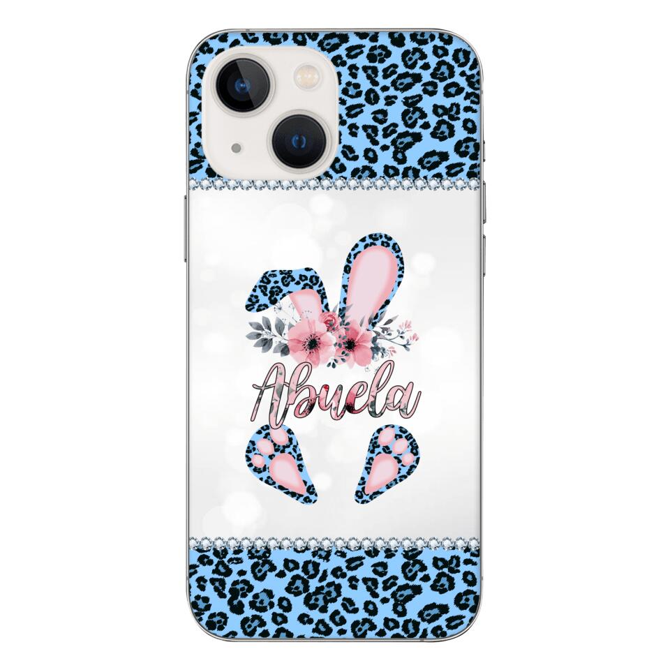 PERSONALIZED GRANDMA BUNNY PHONECASE QTDT0104