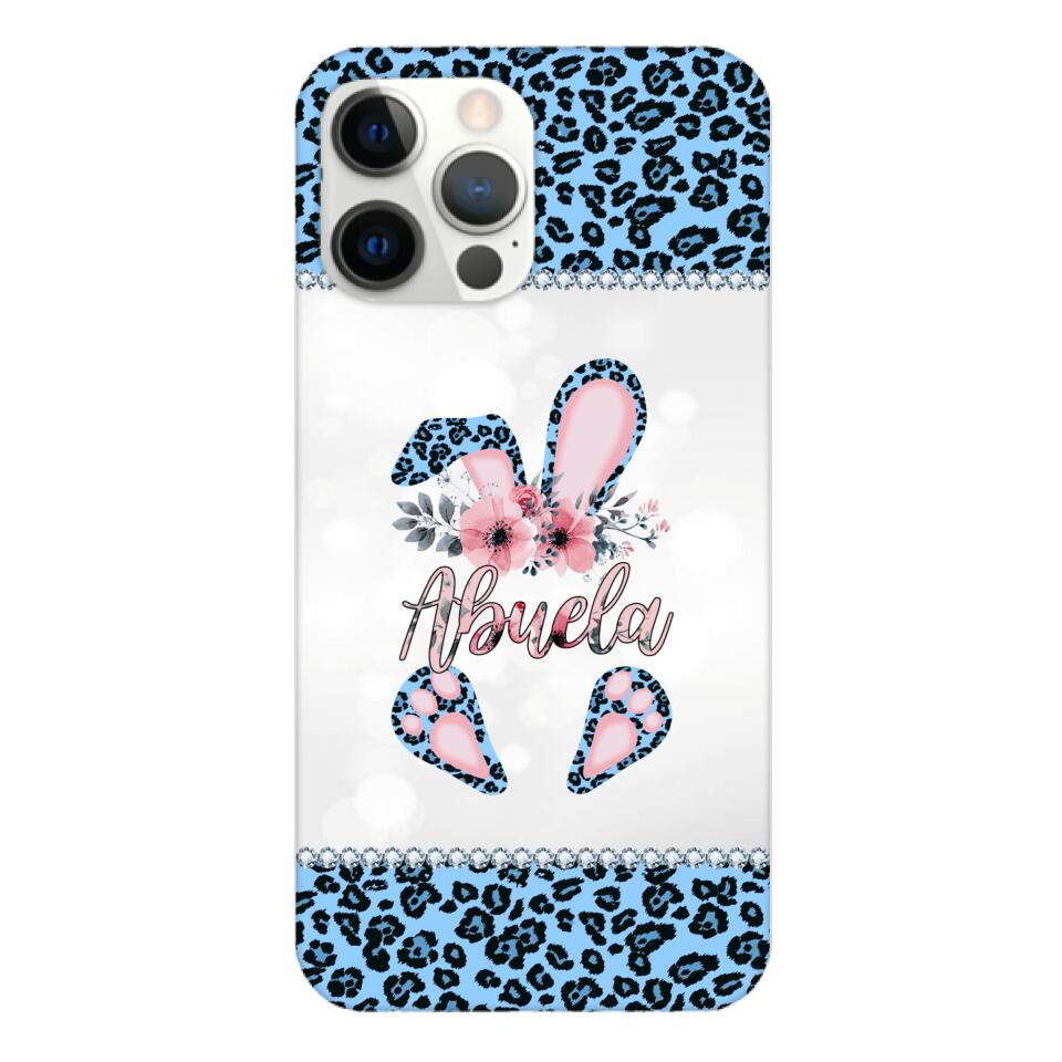 PERSONALIZED GRANDMA BUNNY PHONECASE QTDT0104