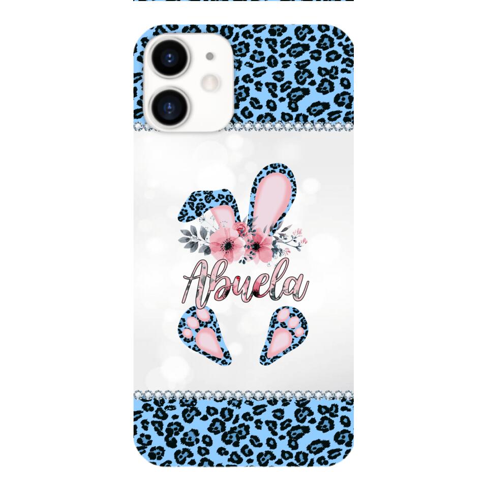 PERSONALIZED GRANDMA BUNNY PHONECASE QTDT0104