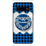 Personalized Grandma Kid Phone Case + Grip Printed 22MAR-DT31