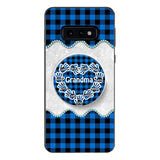 Personalized Grandma Kid Phone Case + Grip Printed 22MAR-DT31