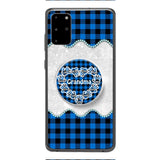 Personalized Grandma Kid Phone Case + Grip Printed 22MAR-DT31