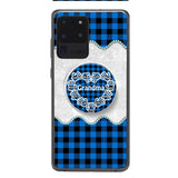 Personalized Grandma Kid Phone Case + Grip Printed 22MAR-DT31