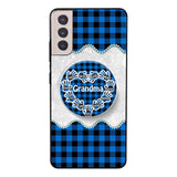 Personalized Grandma Kid Phone Case + Grip Printed 22MAR-DT31