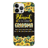 PERSONALIZED GRANDMA SUNFLOWER PHONECASE 3N 0104