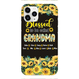 PERSONALIZED GRANDMA SUNFLOWER PHONECASE 3N 0104