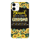 PERSONALIZED GRANDMA SUNFLOWER PHONECASE 3N 0104