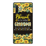 PERSONALIZED GRANDMA SUNFLOWER PHONECASE 3N 0104