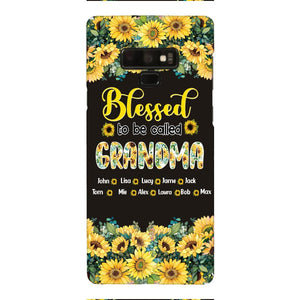 PERSONALIZED GRANDMA SUNFLOWER PHONECASE 3N 0104