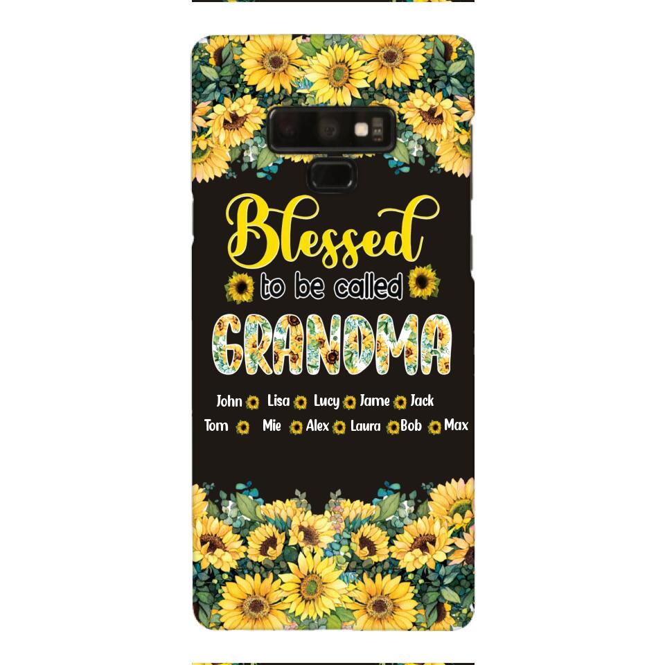 PERSONALIZED GRANDMA SUNFLOWER PHONECASE 3N 0104