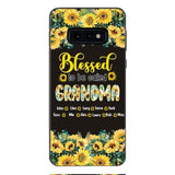 PERSONALIZED GRANDMA SUNFLOWER PHONECASE 3N 0104